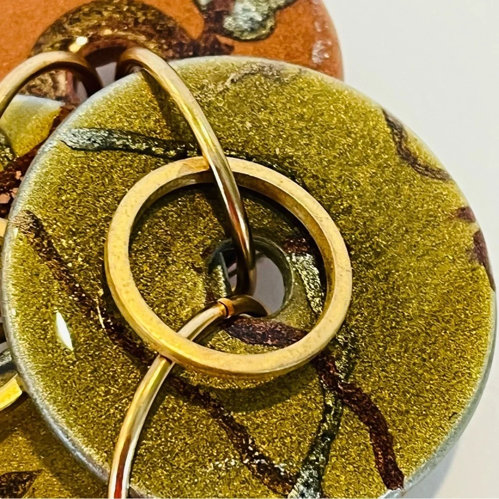 Vintage Jorgel Earth Tone Brooch